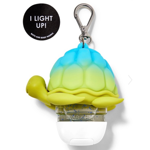🆕🐢 BATH & BODY WORKS LIMITED EDITION “LIGHT-UP TURTLE” POCKETBAC HOLDER. NEW! - Picture 1 of 6